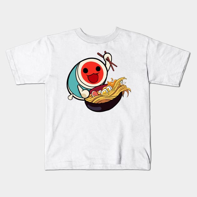 Taiko no Tatsujin - Don Chan Ramen ! Kids T-Shirt by Reds94